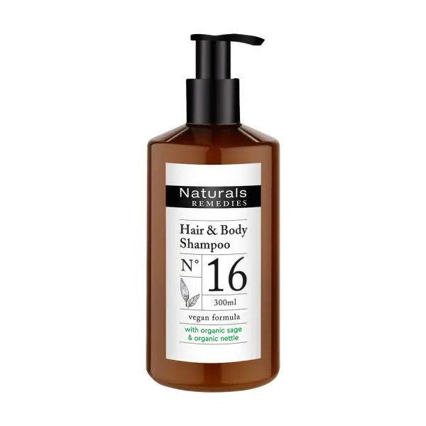 Naturals Remedies Hair & Body Shampoo Nr. 16 - soin intelligent, 300ml