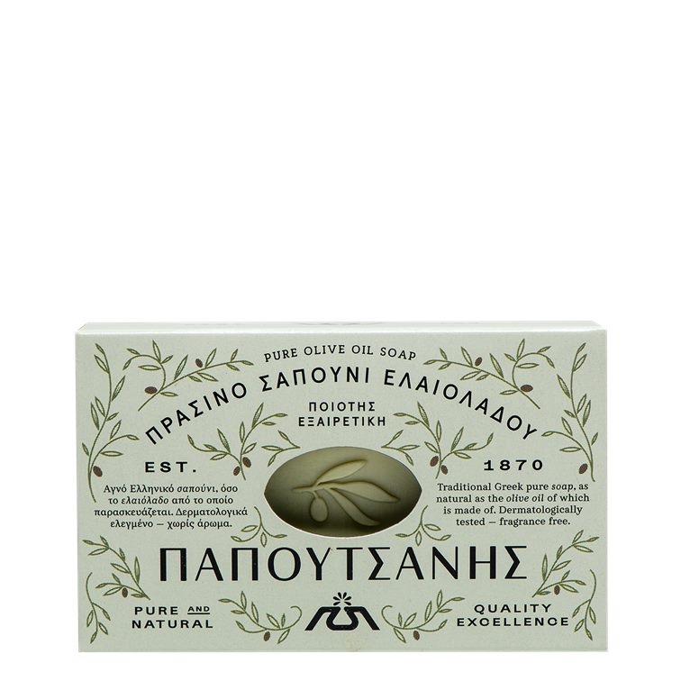 Papoutsanis Traditional Olive Oil Seifenblock 125 gr