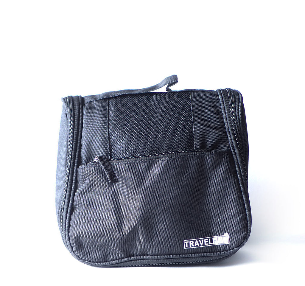 Compact Portable (Travel) Toiletry Bag / Travelbag black.
